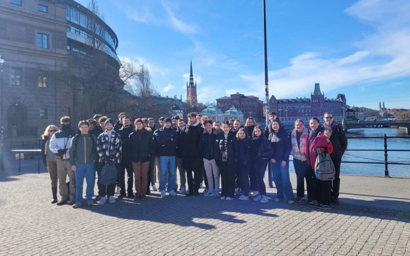 Etudiants du Pôle Sup de La Salle en découverte à Stockholm.