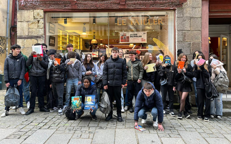 Projet scolaire Jeunes en librairie pour le Lycée de La Salle.