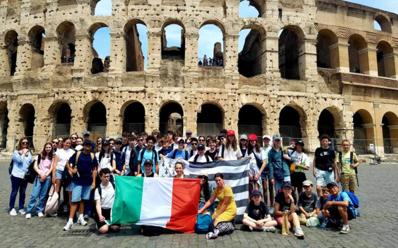 Séjour pédagogique en Italie pour les élèves du Collège Immaculée. du Groupe Saint Jean